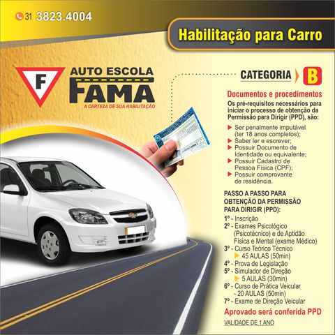 Foto de Auto Escola Fama - Bom Retiro - Ipatinga / MG