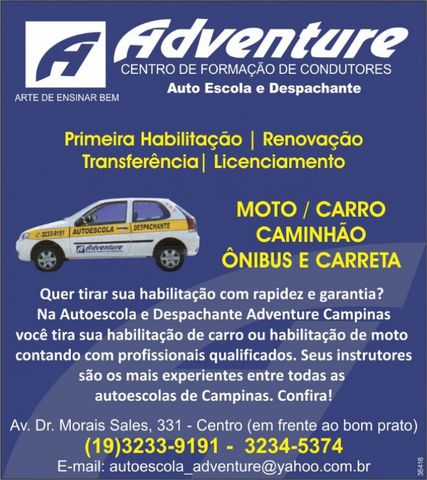 Foto de Auto Escola Adventure - Campinas / SP
