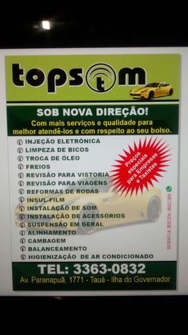 Foto de Top Som Rj - Auto Peças e Serviços - Rio de Janeiro / RJ